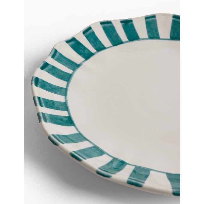 tableware/plates-bowls/coincasa-stoneware-fruit-plate-with-decoration