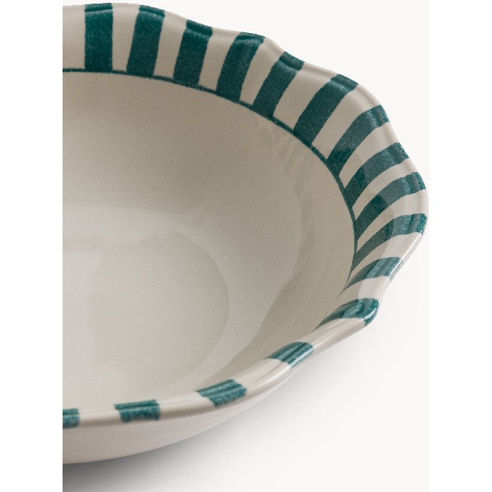 tableware/plates-bowls/coincasa-stoneware-salad-bowl-with-striped-decoration