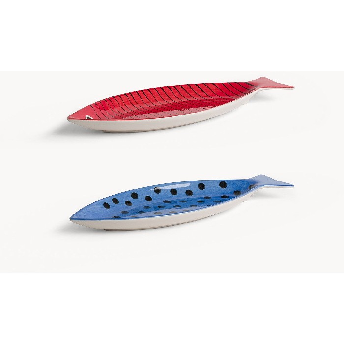 tableware/serveware/coincasa-fish-shaped-stoneware-plate-7478806