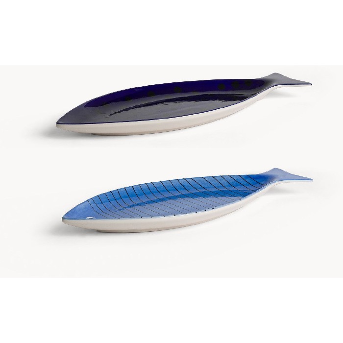 tableware/serveware/coincasa-fish-shaped-stoneware-plate-7478807