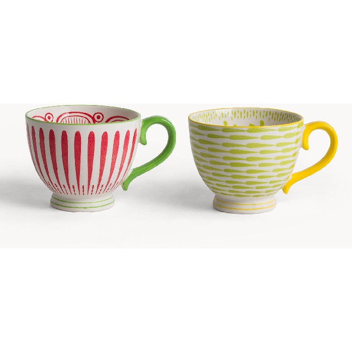 tableware/mugs-cups/coincasa-decorated-stoneware-breakfast-cup