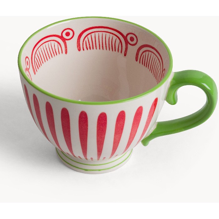 tableware/mugs-cups/coincasa-decorated-stoneware-breakfast-cup
