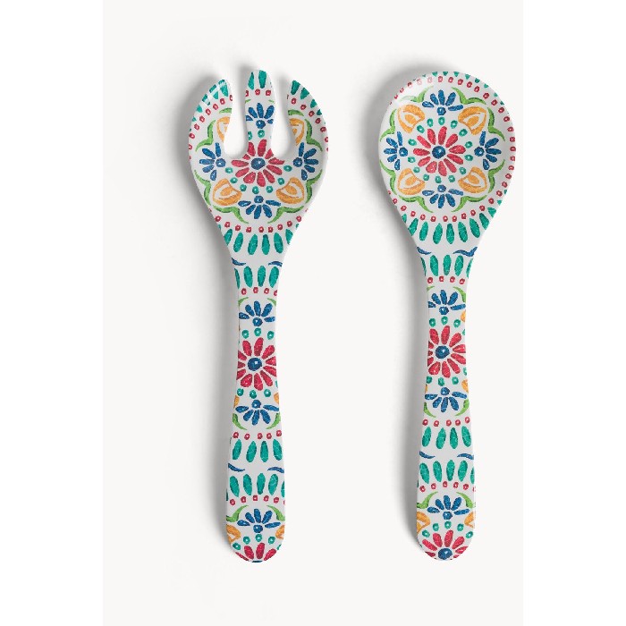 tableware/serveware/coincasa-set-of-2-artisan-melamine-salad-servers