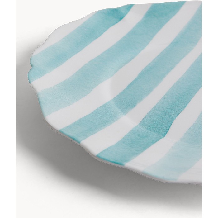tableware/plates-bowls/coincasa-striped-melamine-dinner-plate