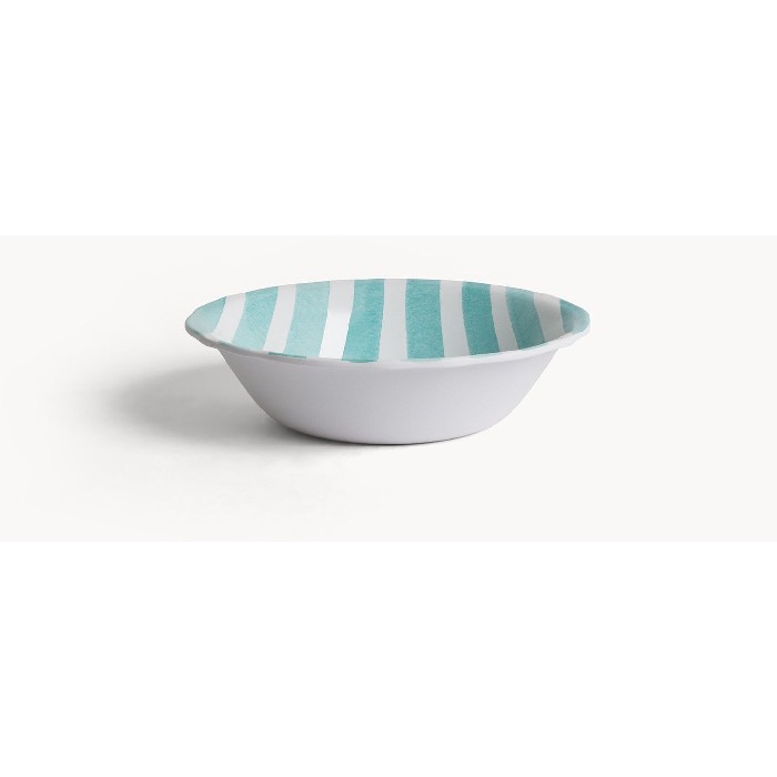 tableware/plates-bowls/coincasa-striped-melamine-soup-plate