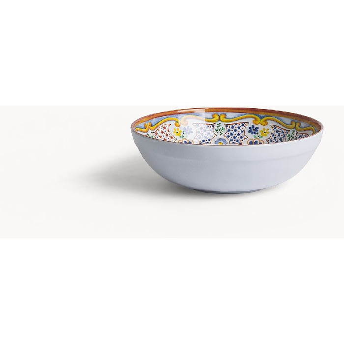 tableware/plates-bowls/coincasa-lemon-decorated-melamine-soup-plate