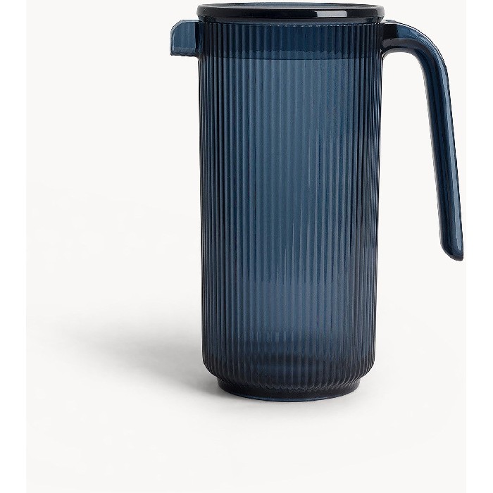 tableware/carafes-jugs-bottles/coincasa-ribbed-plastic-carafe-7479025