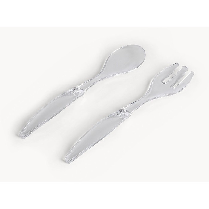tableware/serveware/coincasa-set-of-2-transparent-plastic-cutlery-7479035