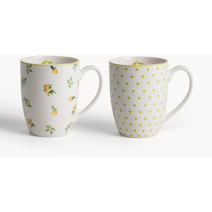 tableware/mugs-cups/coincasa-porcelain-mug-with-lemon-motif