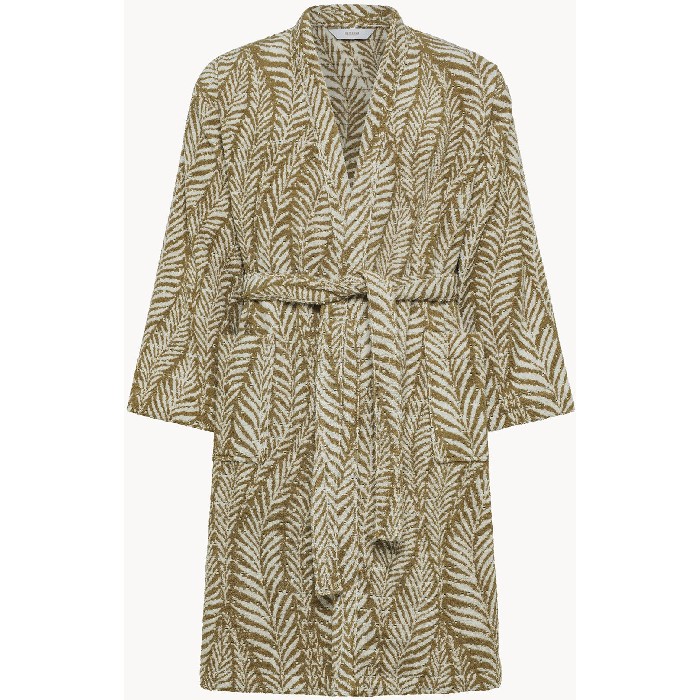 home-textiles/bathrobes-dressing-gowns/coincasa-cotton-terry-bathrobe-tropical-leaves-motif-7479072