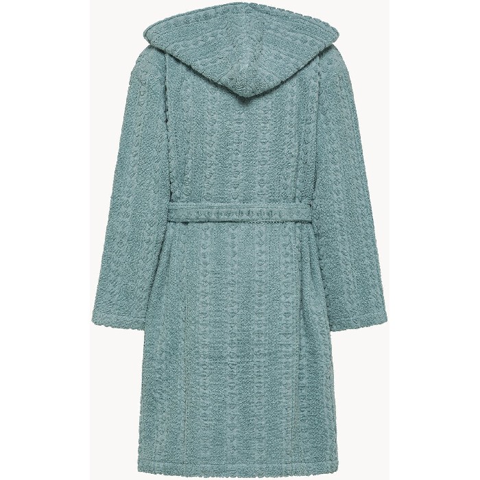 home-textiles/bathrobes-dressing-gowns/coincasa-cotton-terry-bathrobe-with-embossed-geometric-pattern-7479074