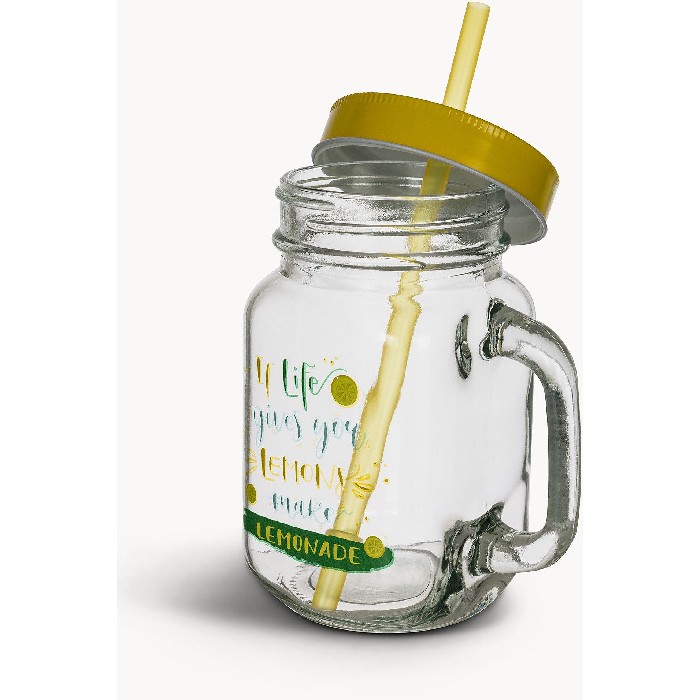 tableware/glassware/coincasa-glass-mug-with-cap-and-straw-7479122