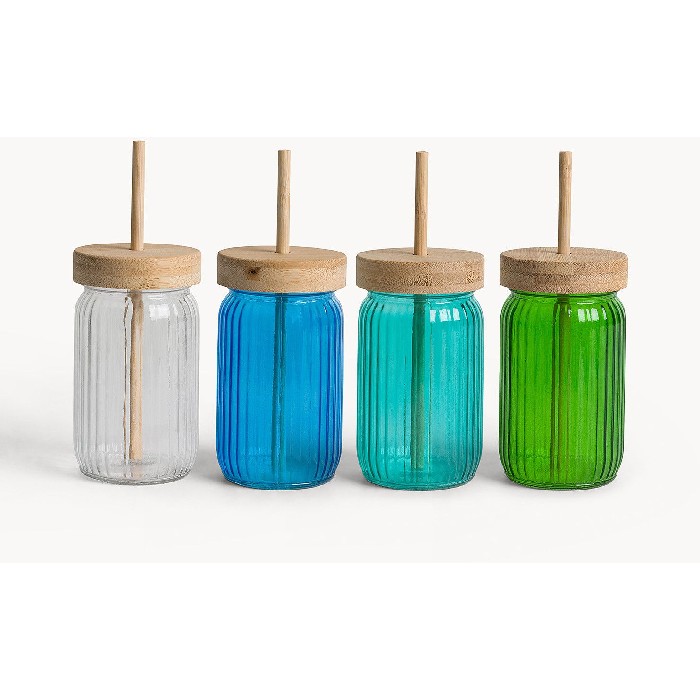 tableware/glassware/coincasa-glass-mug-with-cap-and-straw-7479123