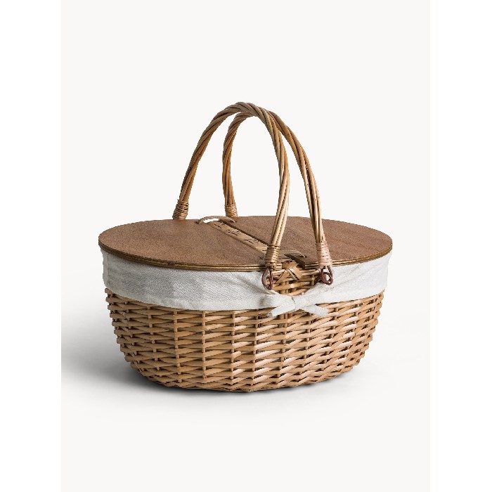 kitchenware/picnicware/coincasa-wicker-picnic-basket