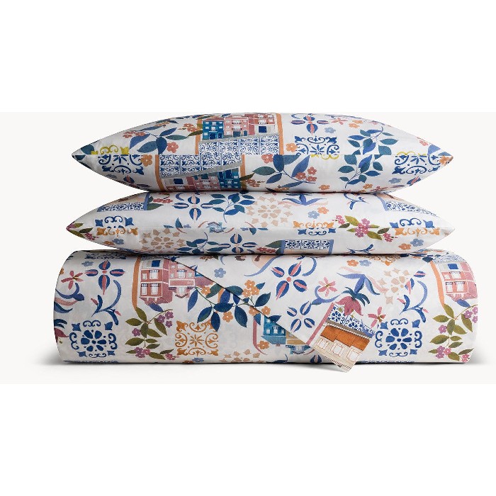 home-textiles/bed-sheets/coincasa-cotton-percale-sheet-set-lisbon-pattern-7479731