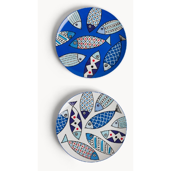 tableware/plates-bowls/coincasa-porcelain-serving-dishes-with-fish-motif