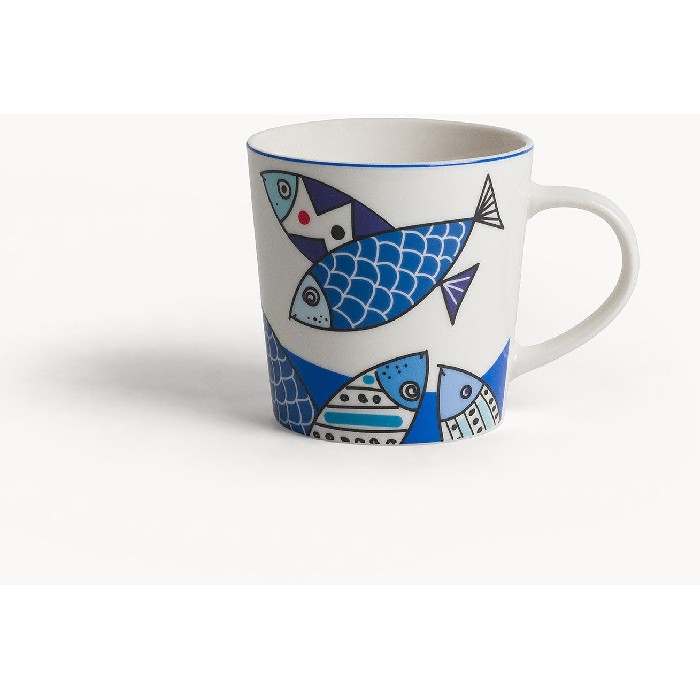tableware/mugs-cups/coincasa-porcelain-mug-with-fish-motif