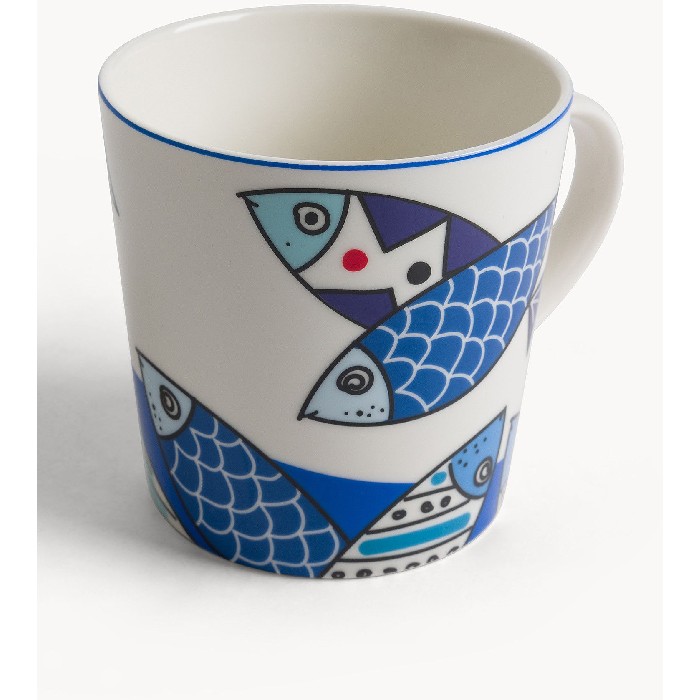 tableware/mugs-cups/coincasa-porcelain-mug-with-fish-motif