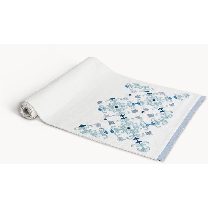 home-textiles/table-cloths-runners/coincasa-pure-cotton-runner-with-majolica-embroidery-7490120