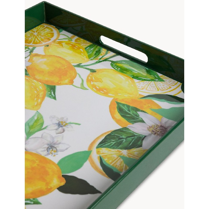 tableware/serveware/coincasa-plastic-tray-with-lemon-motif-7491719