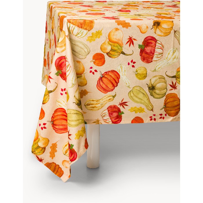 home-textiles/table-cloths-runners/coincasa-pure-cotton-panama-tablecloth-with-pumpkin-print-–-7493205