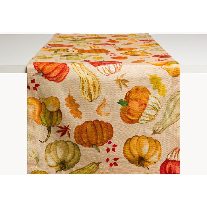 home-textiles/table-cloths-runners/coincasa-pure-cotton-panama-table-runner-with-pumpkin-print-–-7493208