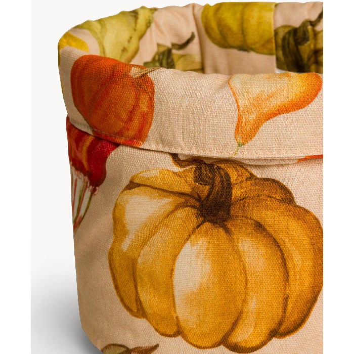 tableware/centrepieces-fruit-bowls/coincasa-pure-cotton-panama-basket-with-pumpkin-print-–-7493212