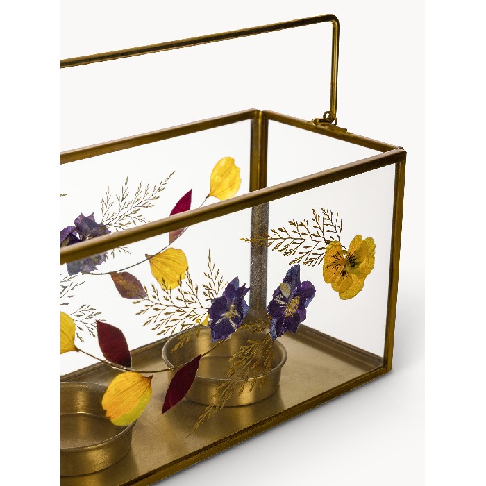 home-decor/candle-holders-lanterns/coincasa-glass-and-brass-tealight-holder-with-dried-flowers-7493261