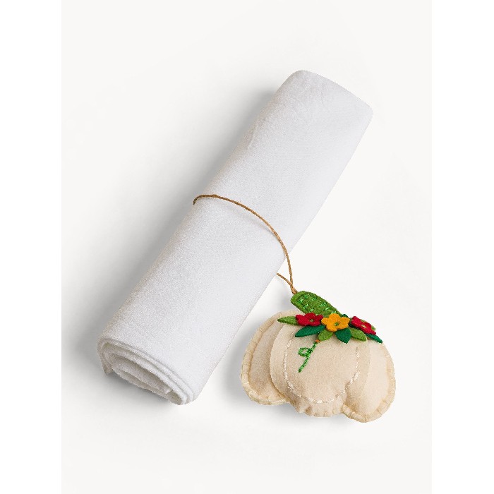 tableware/miscellaneous-tableware/coincasa-7494080-napkin-ring-–-felt-pumpkin-design