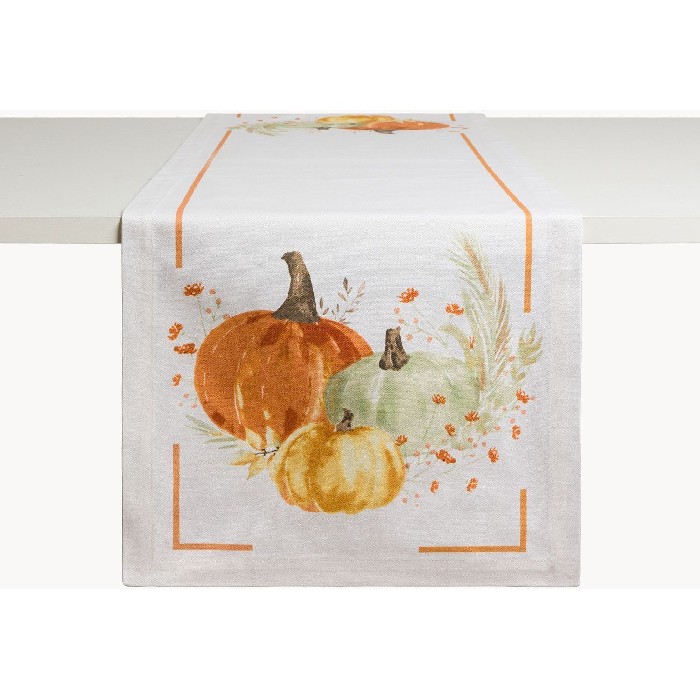 home-textiles/table-cloths-runners/coincasa-7494081-table-runner-–-pure-cotton-with-pumpkin-print