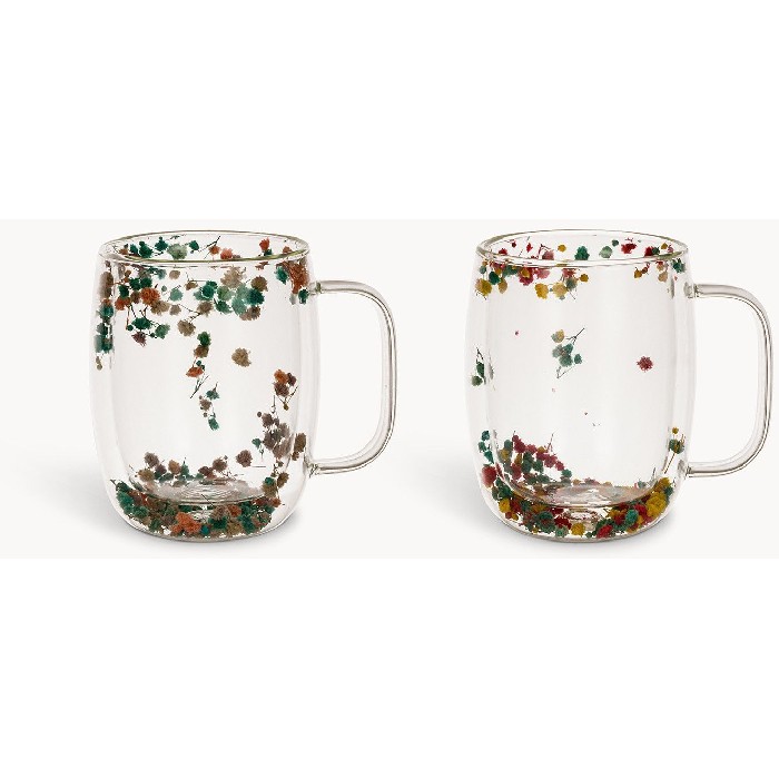 tableware/mugs-cups/coincasa-7494223-mug-–-double-glass-with-floral-print