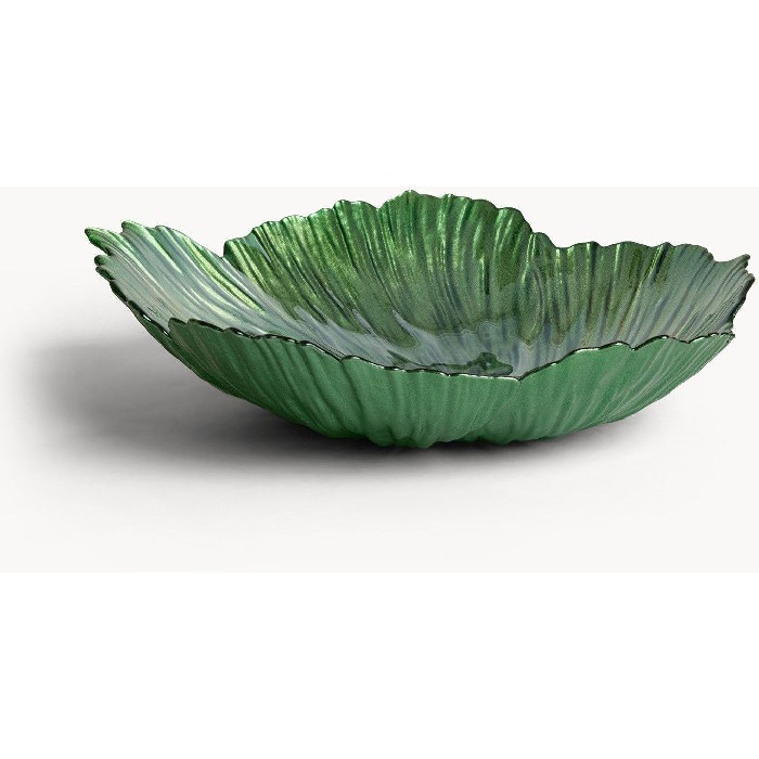 tableware/serveware/coincasa-7494233-flower-shaped-glass-bowl
