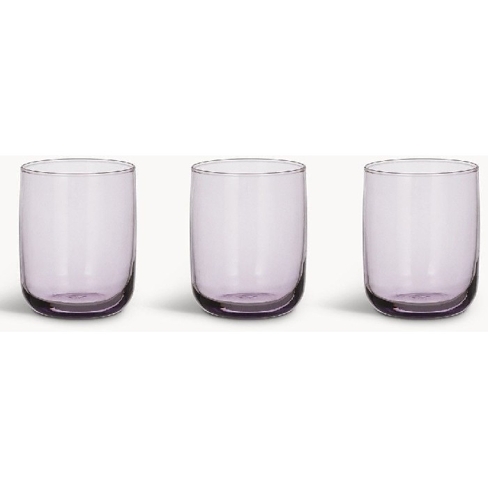 tableware/glassware/coincasa-set-of-3-iconic-glass-tumblers-purple-7494299