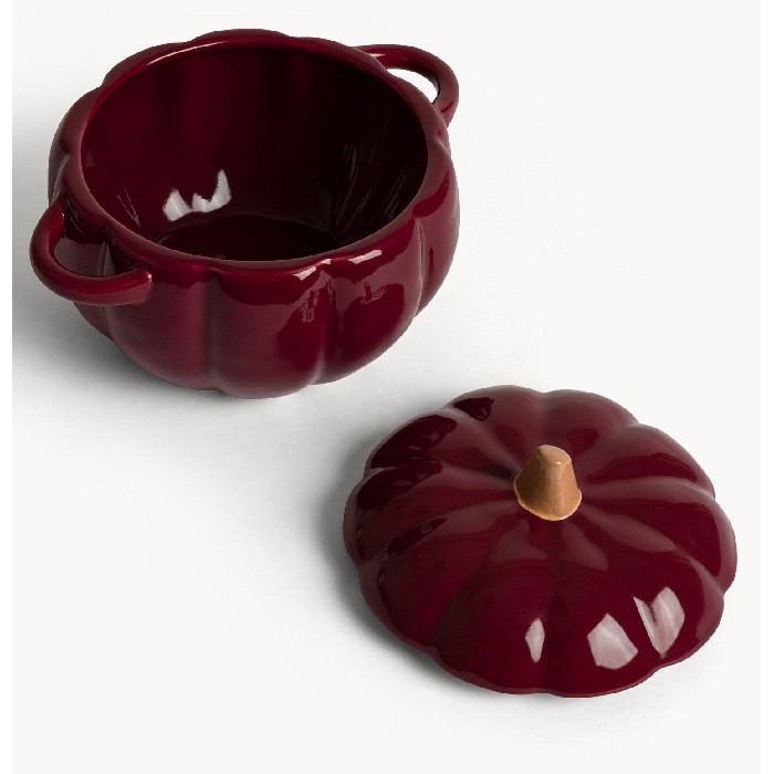 kitchenware/food-storage/coincasa-7499897-pumpkin-shaped-porcelain-container-with-lid