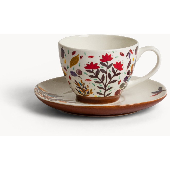tableware/mugs-cups/coincasa-leaf-patterned-stoneware-tea-cup-–-7499978