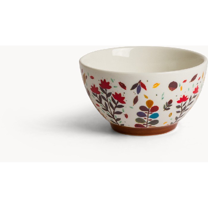 tableware/plates-bowls/coincasa-leaf-patterned-stoneware-bowl-–-7499981