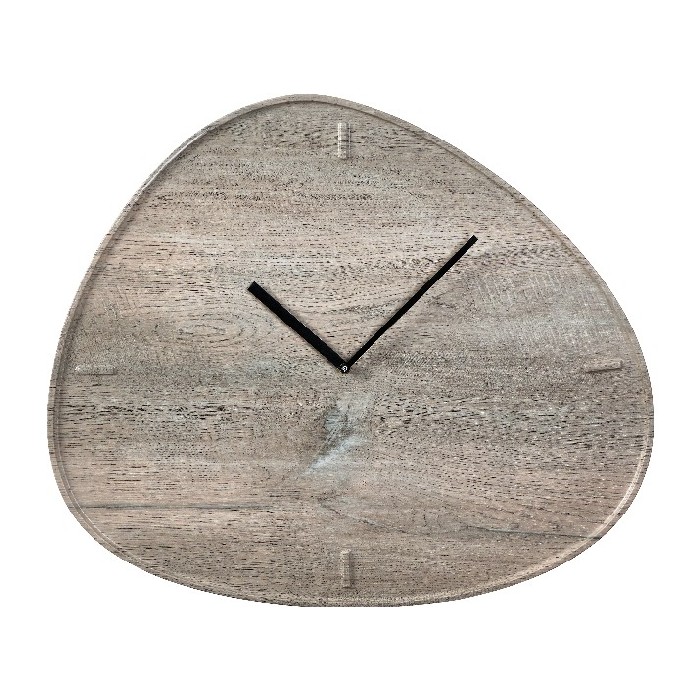 home-decor/clocks/grey-oak-wood-veneer-teardrop-shaped-wall-clock