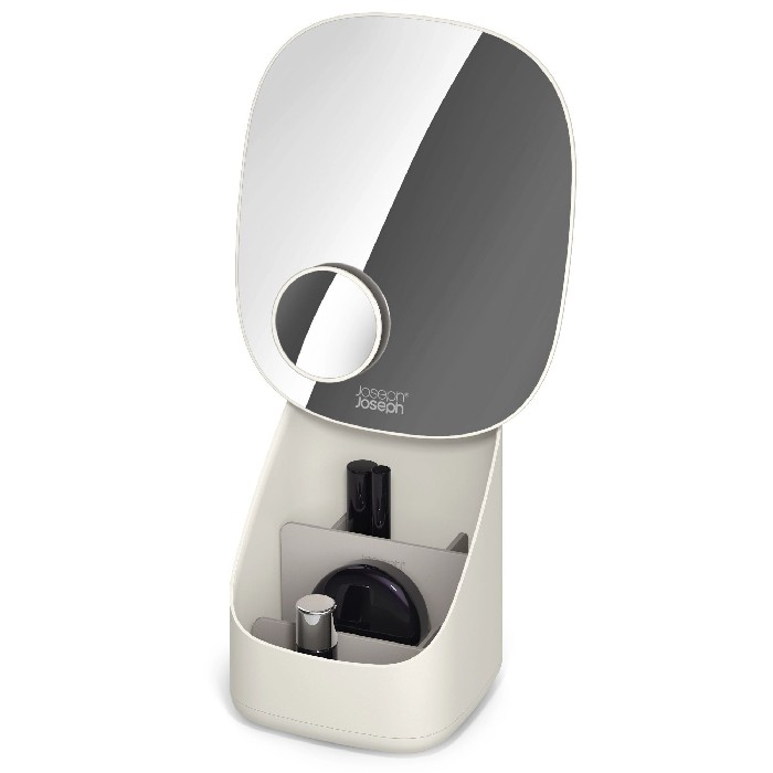 bathrooms/personal-beauty-clean/joseph-joseph-viva-pedestal-mirror-with-storage-shell