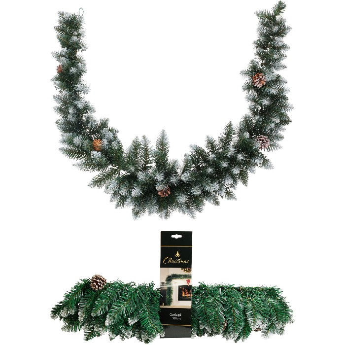 christmas/tinsel-garlands/xmas-guirlande-180cm-150-tips-green