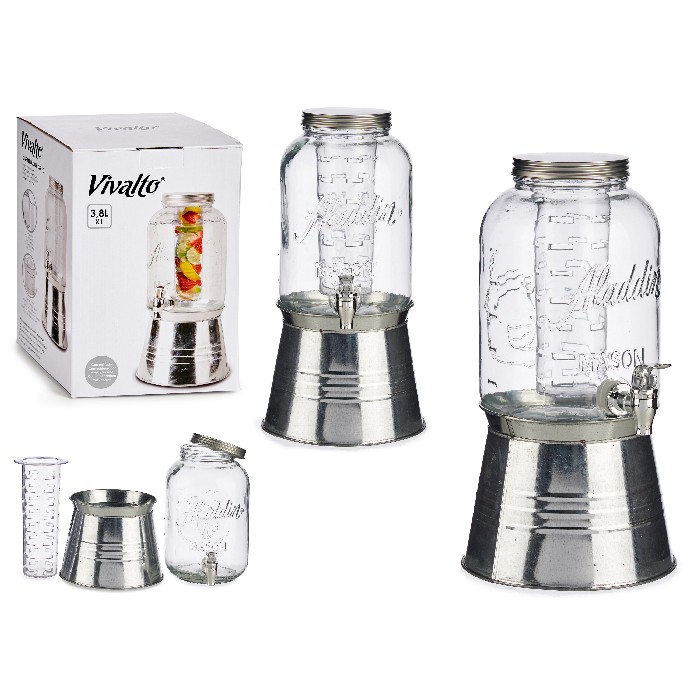 tableware/carafes-jugs-bottles/promo-3800ml-jug-with-support-and-cooler-silver