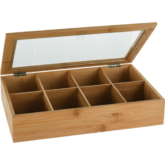 kitchenware/tea-coffee-accessories/excellent-houseware-tea-box-with-8-compartments-bamboo