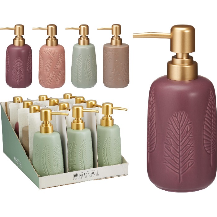 bathrooms/sink-accessories/stoneware-soap-dispenser-370ml-4-assorted-designs