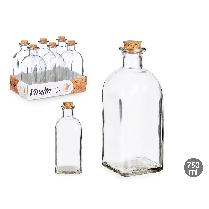 tableware/carafes-jugs-bottles/promo-glass-bottle-750ml-cork-stopper