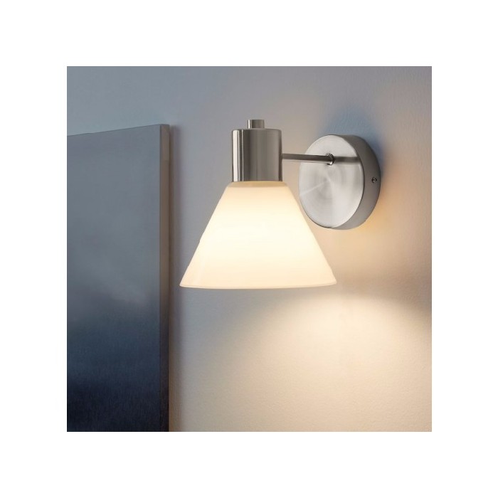 Flugbo Wall Light For Permanent Installation Nickel Platedglass Wall Lamps Lighting The Atrium