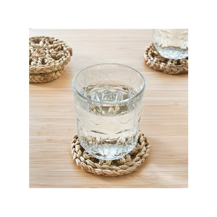 tableware/placemats-coasters-trivets/promo-ikea-gallsopp-coaster-naturalsedge-handmade-pack-of-4