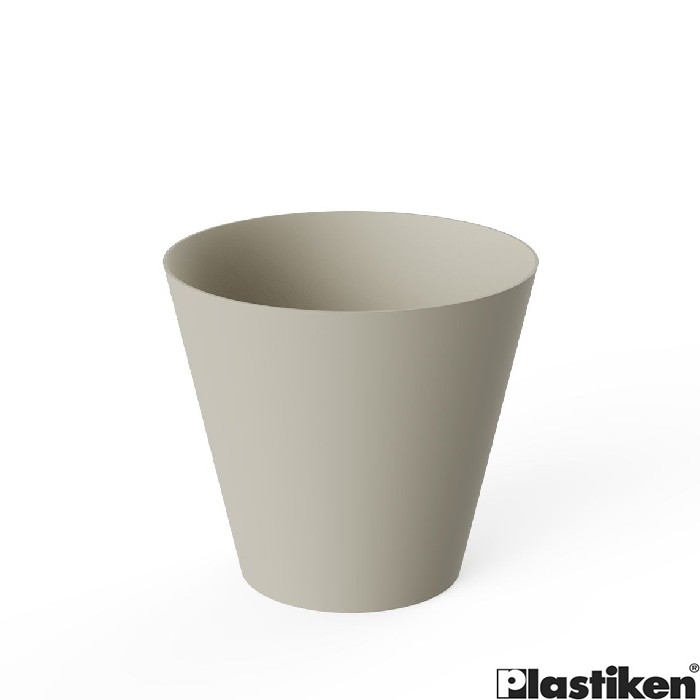 gardening/pots-planters-troughs/plastiken-tes-cone-18cm-ecru