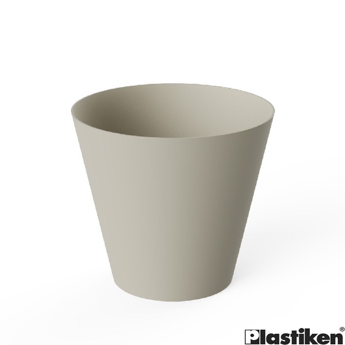 gardening/pots-planters-troughs/plastiken-tes-cone-22cm-ecru