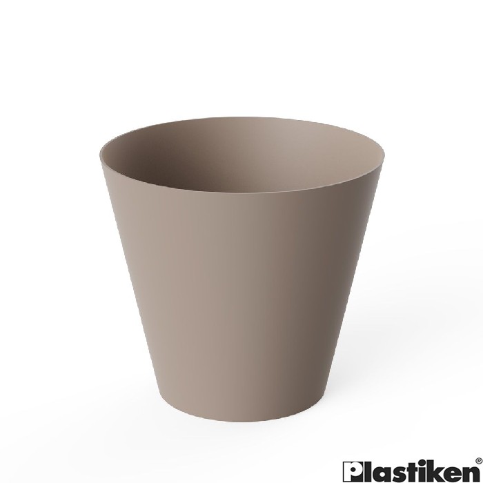 gardening/pots-planters-troughs/plastiken-tes-cone-22cm-taupe