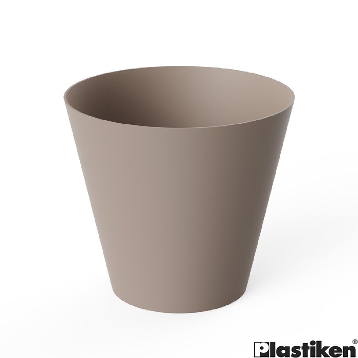 gardening/pots-planters-troughs/plastiken-tes-cone-26cm-taupe