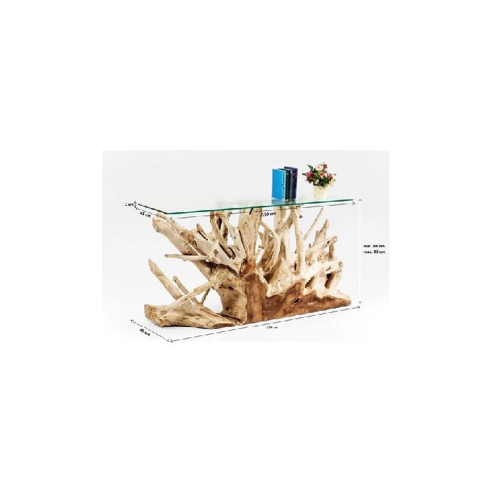 living/console-tables/kare-console-roots-150x40cm
